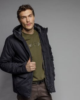 FEKETE FÉRFI KABÁT 1D25FW3006KA1600