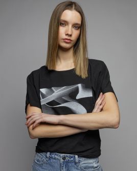 FEKETE NŐI RÖVID UJJÚ PÓLÓ 2D26SS4537SS0105