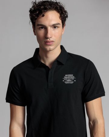 FEKETE FÉRFI GALLÉROS PÓLÓ 1D24SS4059SS2405