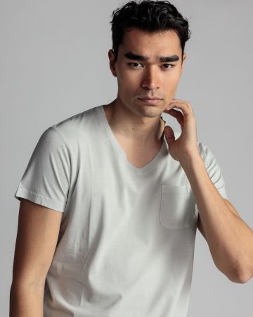 SZÜRKE FÉRFI PÓLÓ 1D24SS4036SS0106