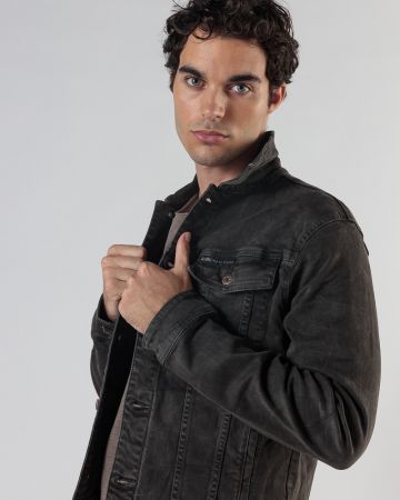 SZÜRKE FÉRFI FARMER DZSEKI 1D24FW7017KA6106