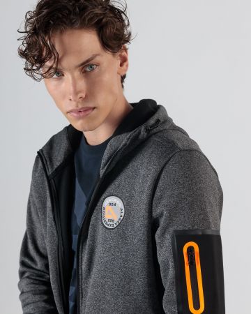 SZÜRKE FÉRFI ÁTMENETI KABÁT 1D24FW7015KA1201