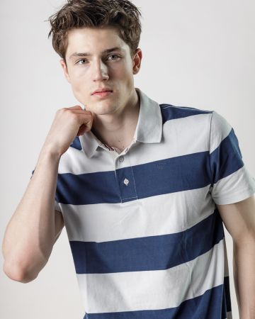 KÉK FÉRFI RÖVID UJJÚ PÓLÓ 1D25SS4007SS0104