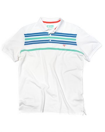 FEHÉR FÉRFI RÖVID UJJÚ PÓLÓ 1D25SS4018SS2405