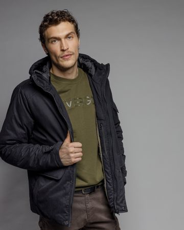 FEKETE FÉRFI KABÁT 1D25FW3006KA1600